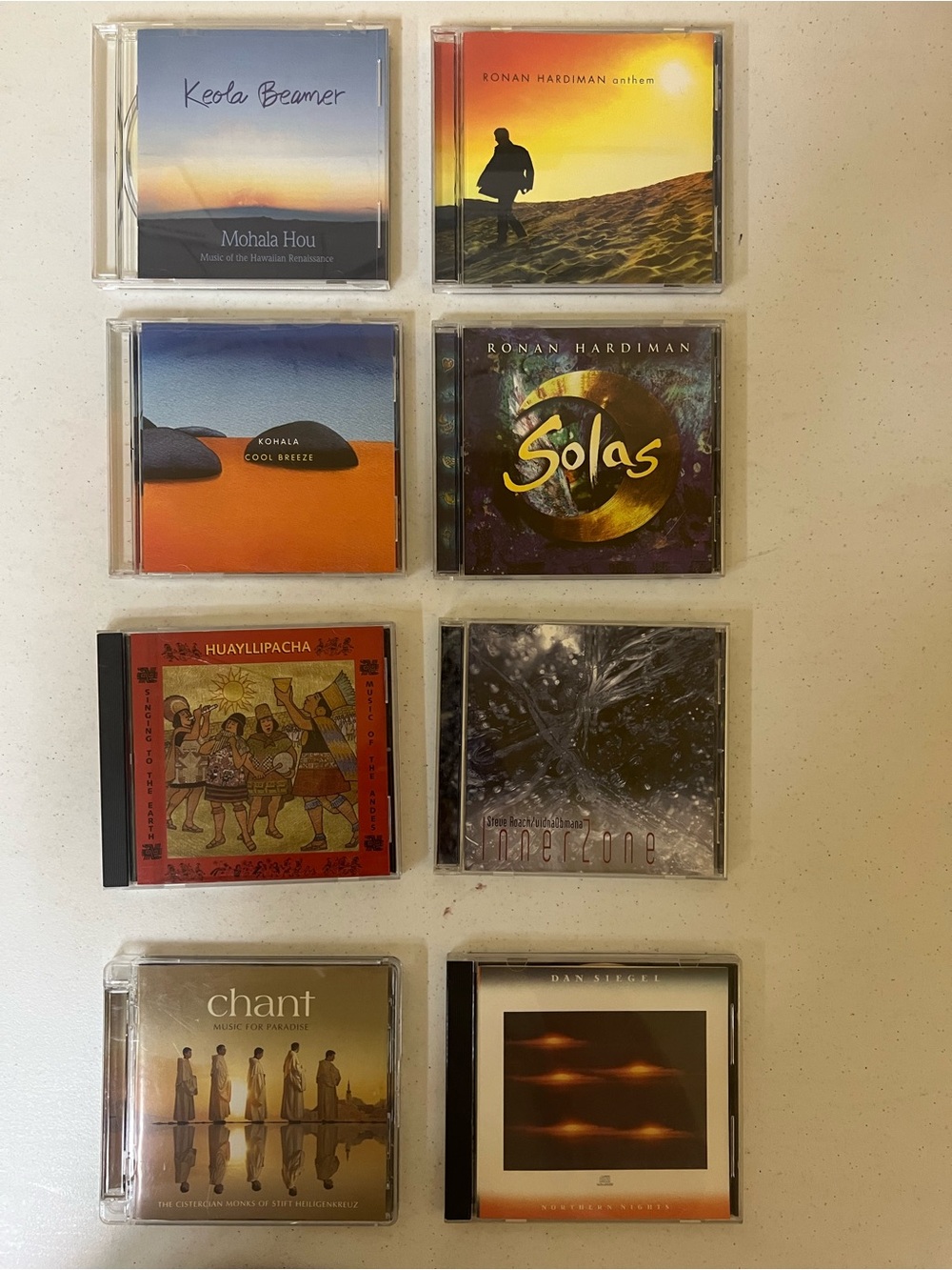 Lot of 9 Music CDs - Various World & New Age Albums